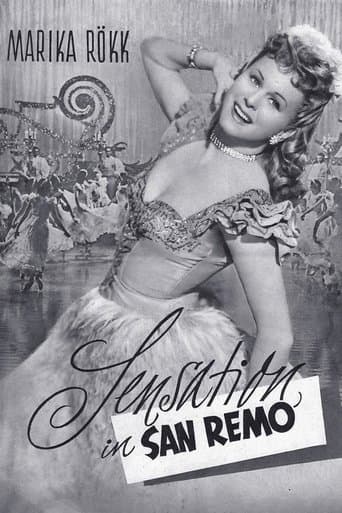 Movie poster for Sensation in San Remo