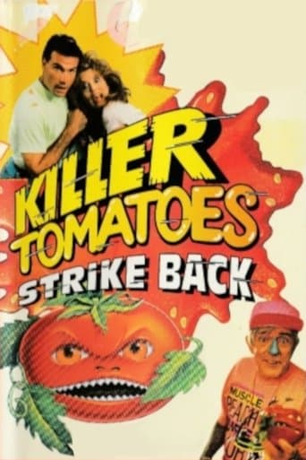 Movie poster for Killer Tomatoes Strike Back!