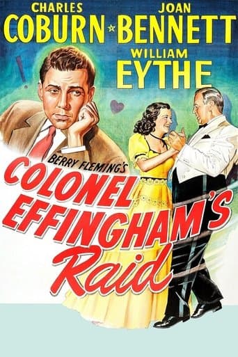 Movie poster for Colonel Effingham's Raid