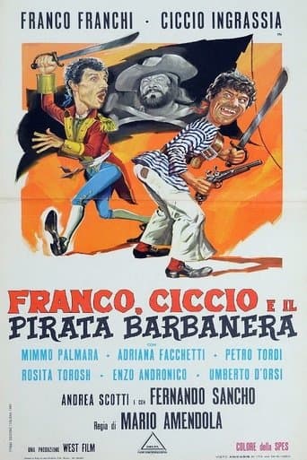 Movie poster for Franco, Ciccio and the Pirate Blackbeard