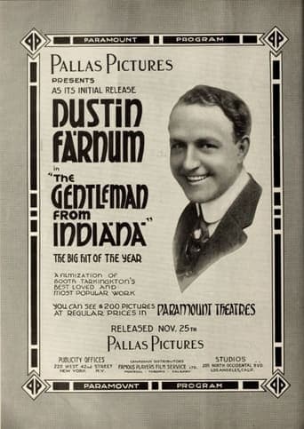 Movie poster for The Gentleman from Indiana