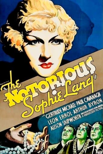 Movie poster for The Notorious Sophie Lang