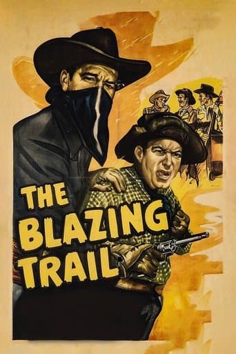 Movie poster for The Blazing Trail