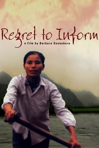 Movie poster for Regret to Inform