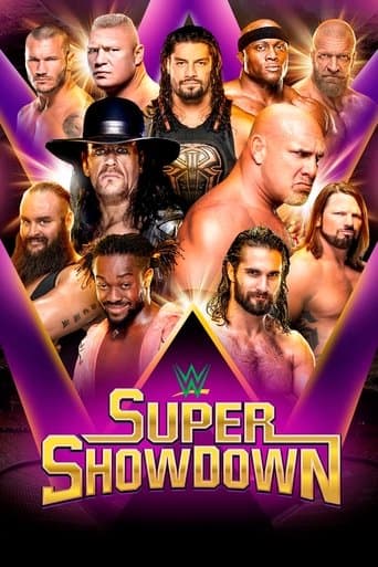 Movie poster for WWE Super ShowDown 2019