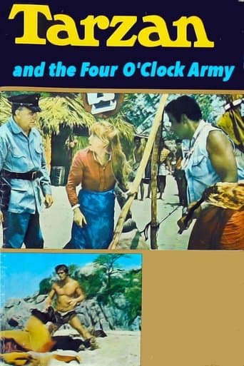 Movie poster for Tarzan and the Four O'Clock Army