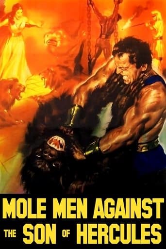 Movie poster for Mole Men Against the Son of Hercules