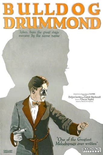 Movie poster for Bulldog Drummond