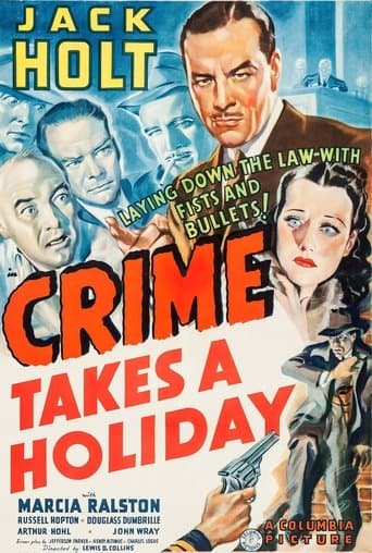 Movie poster for Crime Takes a Holiday