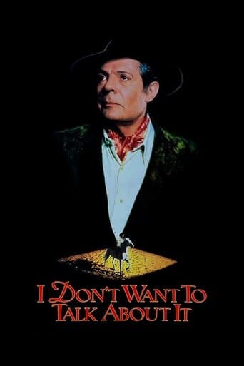 Movie poster for I Don't Want to Talk About It
