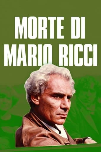 Movie poster for The Death of Mario Ricci