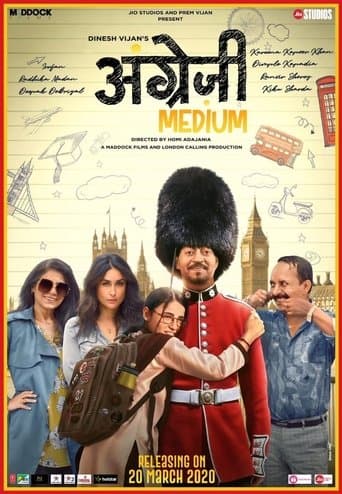 Movie poster for Angrezi Medium