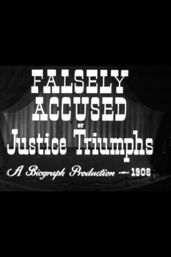 Movie poster for Falsely Accused!