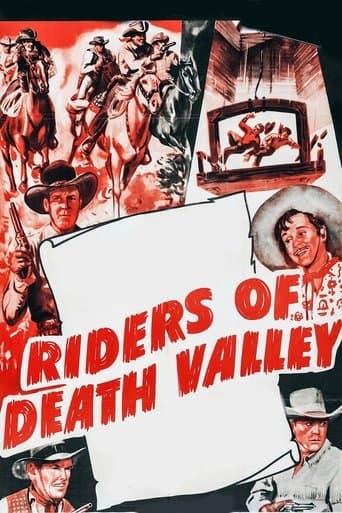 Movie poster for Riders of Death Valley