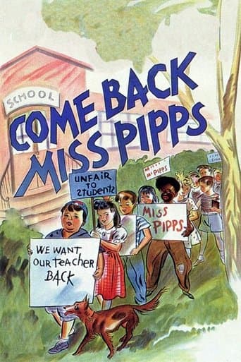Movie poster for Come Back, Miss Pipps