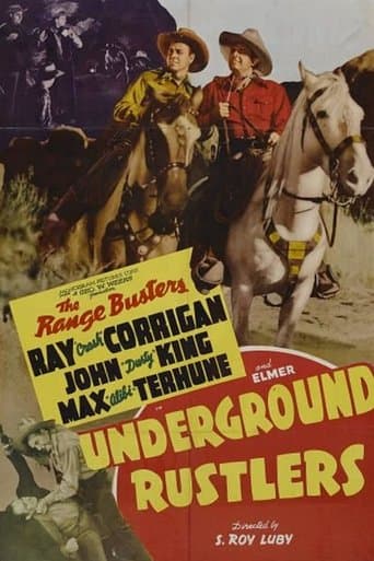 Movie poster for Underground Rustlers