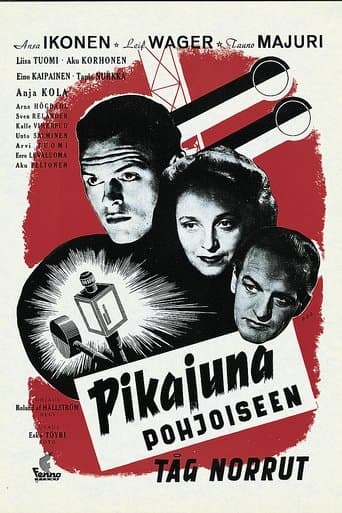 Movie poster for Pikajuna pohjoiseen