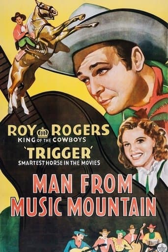 Movie poster for Man from Music Mountain