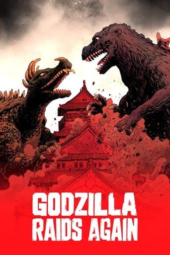Movie poster for Godzilla Raids Again
