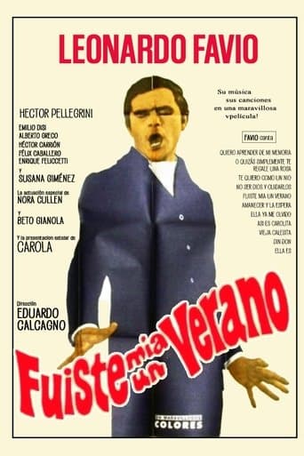 Movie poster for Fuiste mía un verano