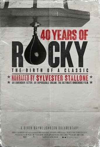 Movie poster for 40 Years of Rocky: The Birth of a Classic
