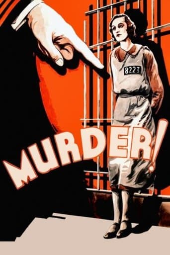 Movie poster for Murder!