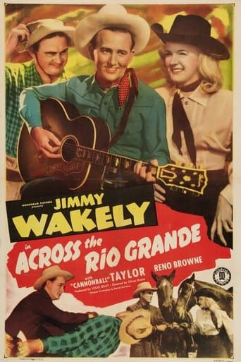 Movie poster for Across The Rio Grande