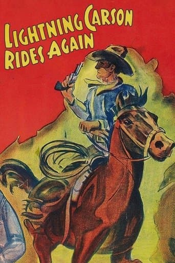 Movie poster for Lightning Carson Rides Again
