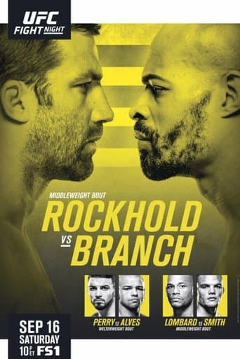 Movie poster for UFC Fight Night 116: Rockhold vs. Branch