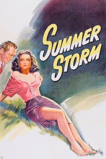 Movie poster for Summer Storm