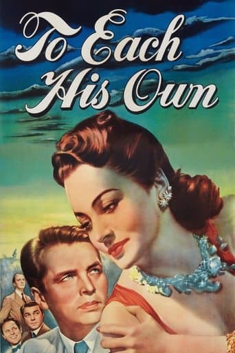 Movie poster for To Each His Own
