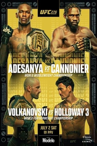 Movie poster for UFC 276: Adesanya vs. Cannonier