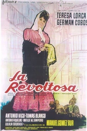 Movie poster for La revoltosa