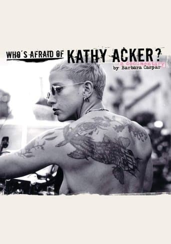 Movie poster for Who's Afraid of Kathy Acker?