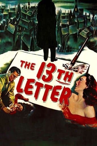 Movie poster for The 13th Letter