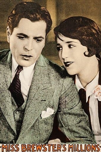Movie poster for Miss Brewster's Millions