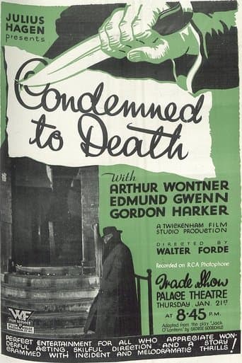 Movie poster for Condemned to Death