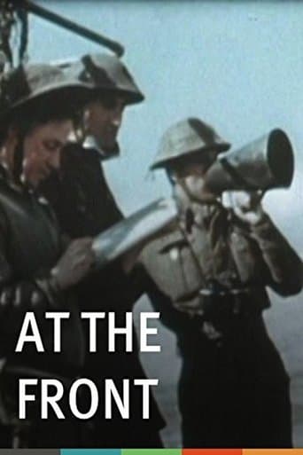 Movie poster for At the Front in North Africa with the U.S. Army