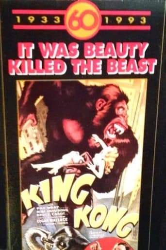 Movie poster for King Kong 60th Anniversary Special: "It was beauty killed the beast."