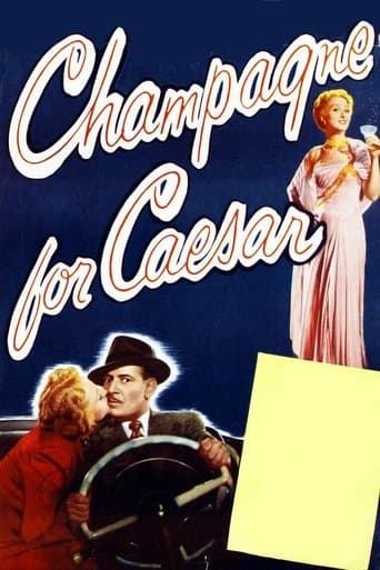 Movie poster for Champagne for Caesar