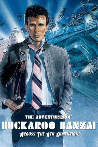 Movie poster for The Adventures of Buckaroo Banzai Across the 8th Dimension
