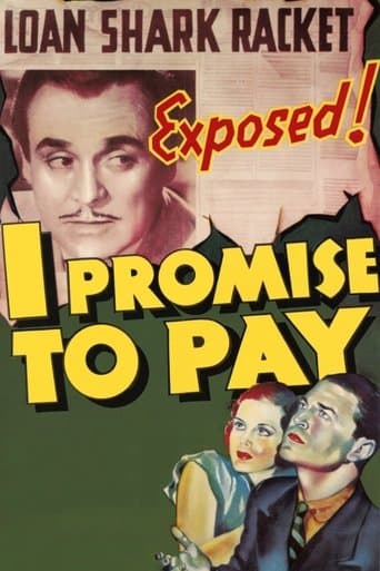 Movie poster for I Promise to Pay