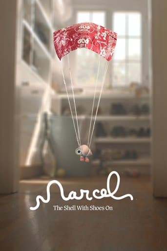 Movie poster for Marcel the Shell with Shoes On