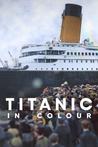 Movie poster for Titanic in Colour