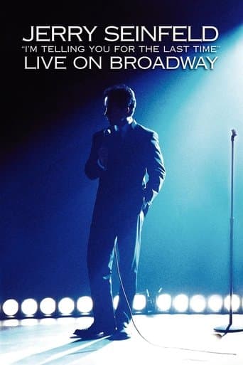 Movie poster for Jerry Seinfeld: I'm Telling You for the Last Time