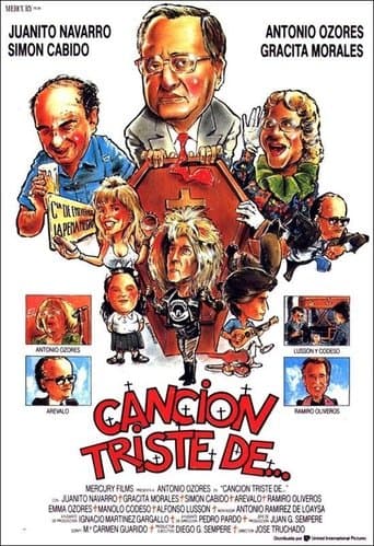 Movie poster for Canción triste de...