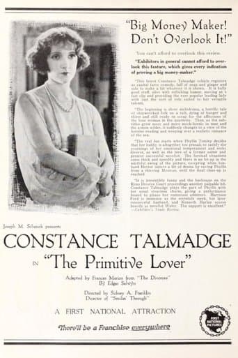 Movie poster for The Primitive Lover