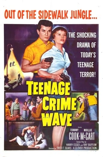 Movie poster for Teen-Age Crime Wave