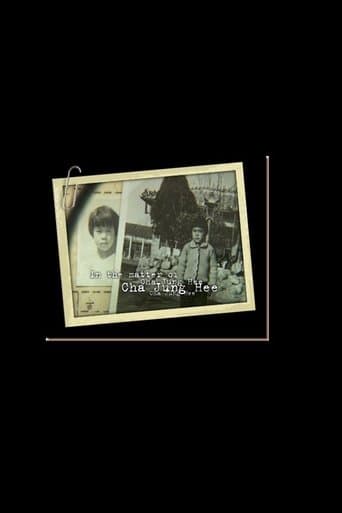Movie poster for In the Matter of Cha Jung Hee