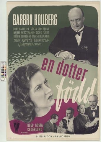 Movie poster for En dotter född